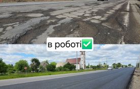 Дорожники завершили основні роботи з відновлення покриття на дорозі міжнародного значення в напрямку Бердичева