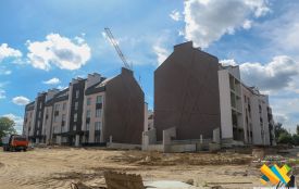 У Житомирі триває будівництво житлового комплексу для внутрішньо переміщених осіб у провулку Червоному