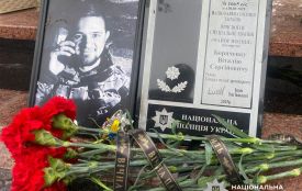 На Житомирщині вшанували пам’ять полеглих бійців стрілецького батальйону поліції області
