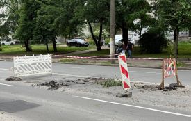У Житомирі після зливи «пішли» дороги