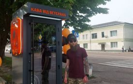 У Хорошеві запрацювала цілодобова кав’ярня самообслуговування: ветеранський стартап підполковника ДШВ Петра Опанасюка