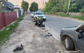 На Коростенщині при зіткненні з автомобілем травмувався мотоцикліст
