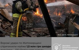 Майже 1,5 млн грн шкоди та тонни забруднюючих речовин в атмосферному повітрі: ДЕІ Поліського округу обрахувала наслідки ворожих атак на Житомирщині