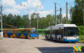 У Житомир прибули перші швейцарські тролейбуси Hess Swisstrolley