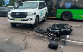 ДТП на вулиці Перемоги у Житомирі: травми отримав 19-річний мотоцикліст