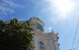 36 років тому над міською радою у Житомирі підняли синьо-жовтий прапор. ВІДЕО