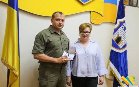 Відзнаку «За заслуги перед містом Житомиром II ступеня» вручили полковнику Нацгвардії Олексію Мельнику