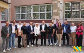 Делегації з Дортмунда показали сучасне укриття ліцею №28 м. Житомира