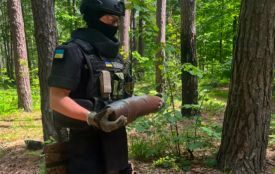 Піротехніки ДСНС області знищили два артилерійські снаряди часів Другої світової війни
