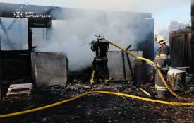 Понад дві години тривало гасіння пожежі в селі Луки Житомирського району