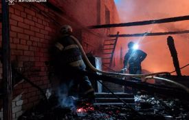 У селі Краснобірка Житомирського району під час пожежі виявлено тіло чоловіка