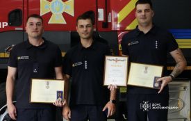 Понад 80 рятувальників Житомирщини отримали відзнаки напередодні Дня Конституції України