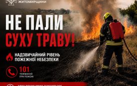 Рятувальники попереджають: через спеку зростає небезпека пожеж сухої рослинності