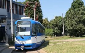 Перший трамвай із Хорватії уже вийшов на маршрут
