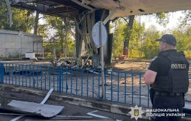 У Малині поліція працює на місці ворожого обстрілу
