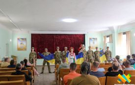 Вихованці Житомирської міської школи хореографічного мистецтва «Сонечко» виступили у шпиталі для українських Захисників