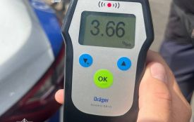 Впродовж минулих вихідних патрульні виявили 8 кермувальників з ознаками сп'яніння