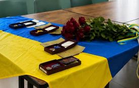 Родинам полеглих Захисників вручили відомчі нагороди