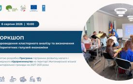 Містян запрошують на воркшоп для визначення точок зростання економіки Житомира