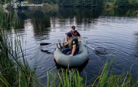 Двоє чоловіків потонули на Житомирщині протягом минулої доби: одного з них досі шукають водолази