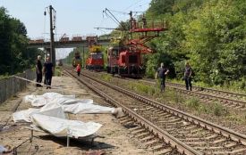 Трагедія на залізничній платформі під Броварами: люди вийшли по тривозі зі складів