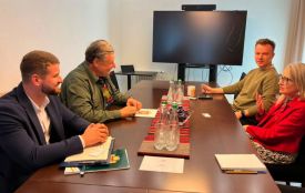 Віталій Бунечко провів зустріч з новопризначеним Надзвичайним та Повноважним Послом Естонії в Україні Тііною Інтельманн