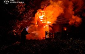 Під час пожежі  у житловому будинку в м. Баранівка загинув чоловік