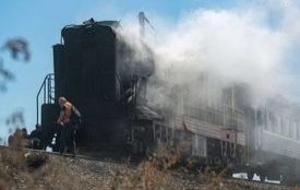 Реактивний шахед влучив у локомотив потяга Житомир — Одеса
