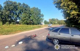 Неподалік Попільні ВАЗ збив т72-річну велосипедистку