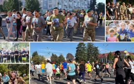 На Житомирщині тисячі людей долучилися до 9-го забігу «Шаную воїнів, біжу за Героїв України»