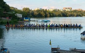 Житомирські веслувальники відкрили збір на відновлення спалених драгонботів