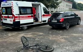 У Коростишеві травми в ДТП отримав 13-річний велосипедист