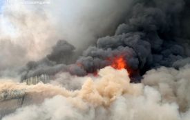 На Житомирщині рятувальники ліквідовують наслідки російського обстрілу