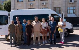 Нідерландський сімейний благодійний фонд передав мікроавтобус ветеранському хабу в Брусилові