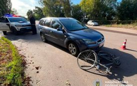 У Коростені в ДТП травмовано велосипедистку