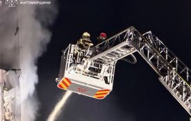 Вночі росія знову атакувала підприємство харчової промисловості в Житомирі
