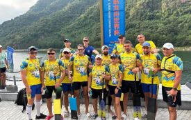 Українська збірна здобула дві золоті та чотири бронзові медалі на Кубку світу з веслування на човнах «Дракон»