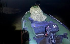 Під час нічного рейду на Малинському водосховищі виявлено та вилучено заборонене знаряддя лову