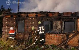 Упродовж доби на Житомирщині сталося дві пожежі через пічне опалення