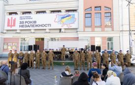 У Житомирі відбувся дебютний виступ військового оркестру 38-го Поліського полку НГУ