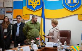Нагороду від громади «Мужність. Честь. Звитяга» вручили фахівцю міської ради і воїну Сергію Давидюку
