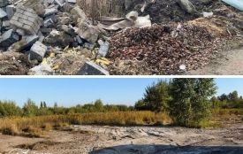 У Житомирі після рішення суду ліквідували сміттєзвалище на вул. Авіаторів