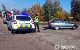 У Хорошеві при зіткненні легковика і мотоцикла постраждав водій двоколісника