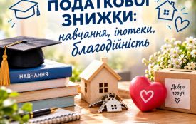 Порядок отримання податкової знижки: навчання, іпотека, благодійність