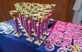 У Житомирі проходить відкритий чемпіонат міста з художньої гімнастики