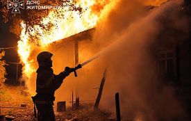 На Коростенщині від неправильного влаштування печі загорівся будинок