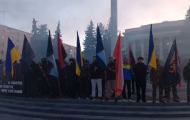 У Житомирі провели марш до річниці створення УПА: до заходу долучилися молодь, громадські організації та військовослужбовці. ФОТОРЕПОРТАЖ