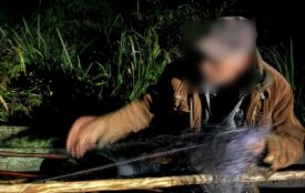 Поблизу Троянова на річці Гнилоп’ять екоінспектори виявили вилов риби забороненою сіткою