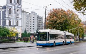 Перший швейцарський тролейбус виїхав на обкатку в Житомирі