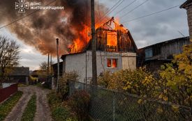 У Звягелі через коротке замикання загорівся будинок